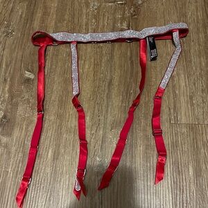 Brand New Victoria Secret Shine Garter Belt